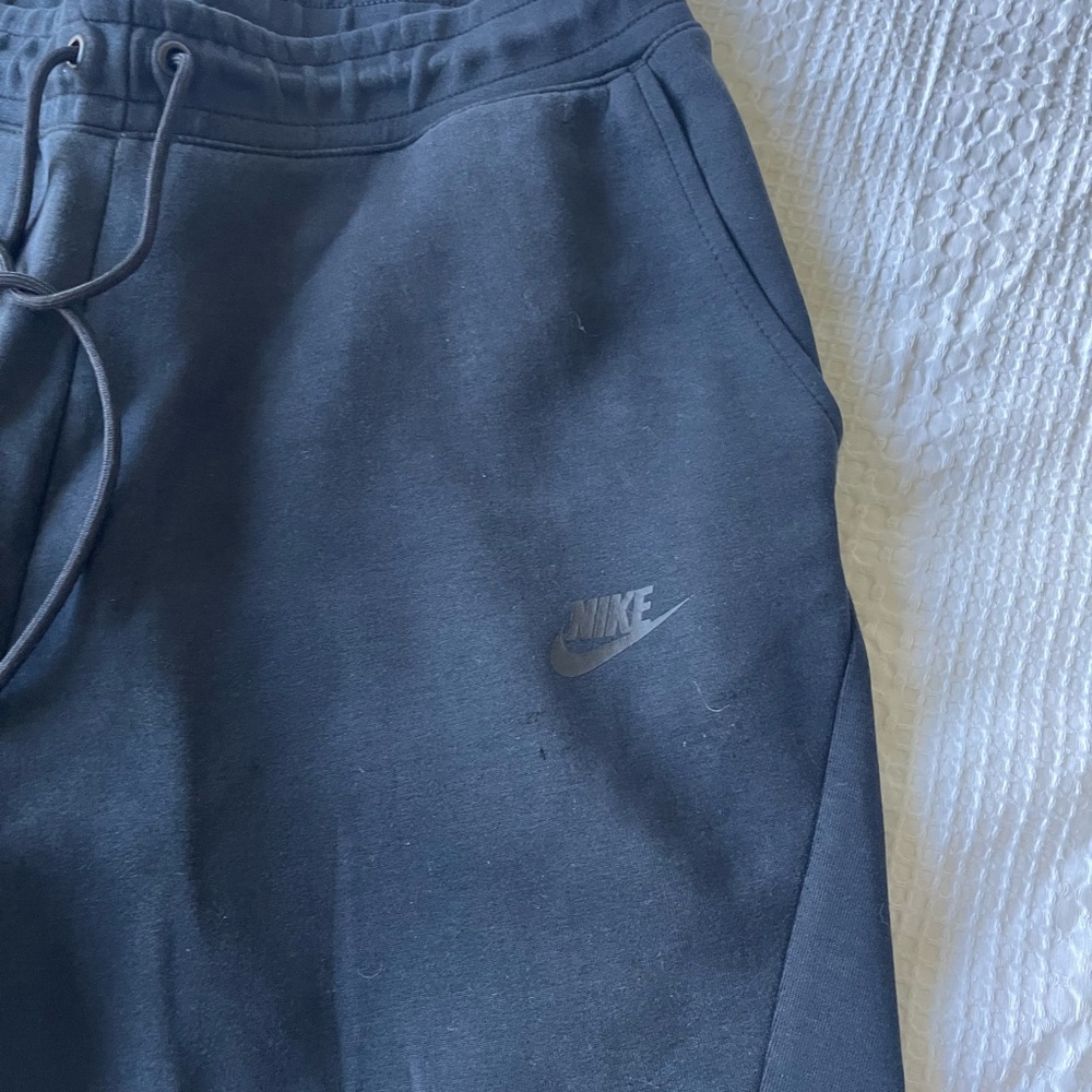 Nike Black Athletic Joggers with Tonal Swoosh